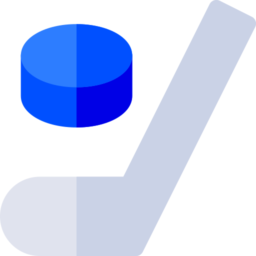 Hóquei Basic Rounded Flat Ícone