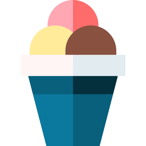 Icecream Basic Straight Flat icon