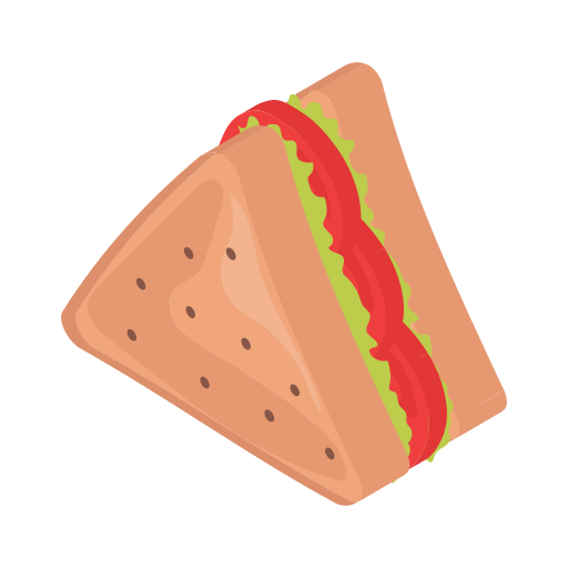 Sandwich Dinosoft Flat icono