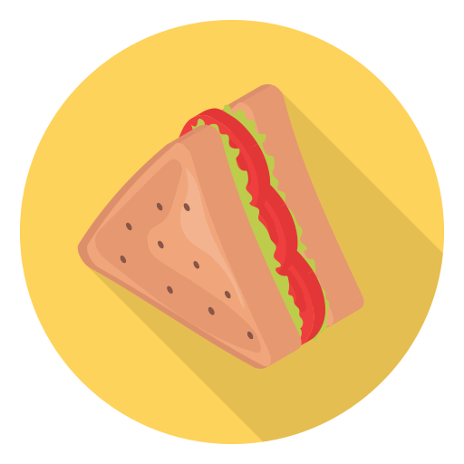 샌드위치 Dinosoft Circular icon