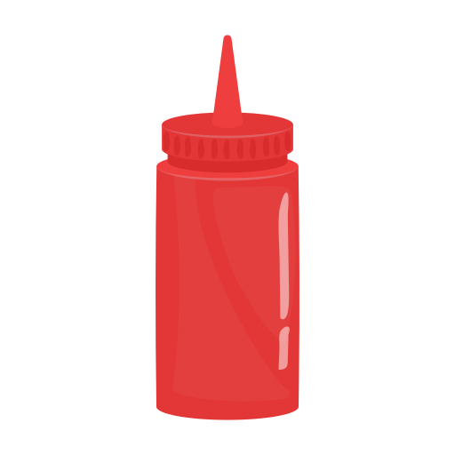 Ketchup Dinosoft Flat icon