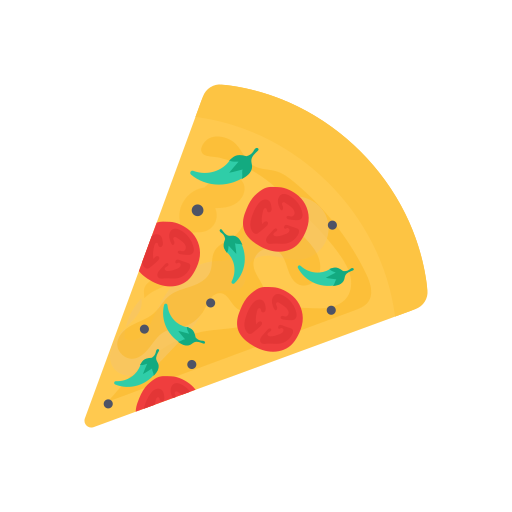 pizza Dinosoft Flat icoon