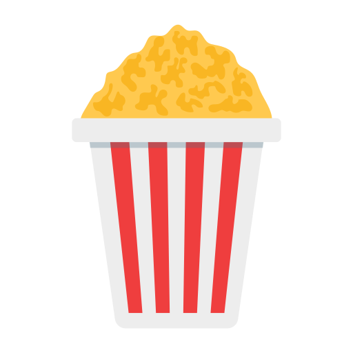 popcorn Dinosoft Flat icona