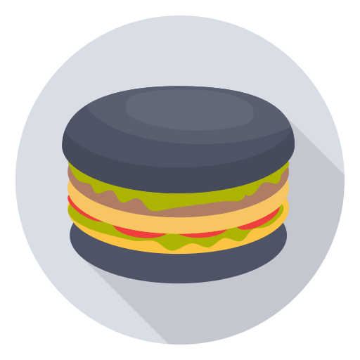 burger Dinosoft Circular icon