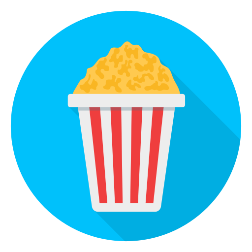 popcorn Dinosoft Circular icona