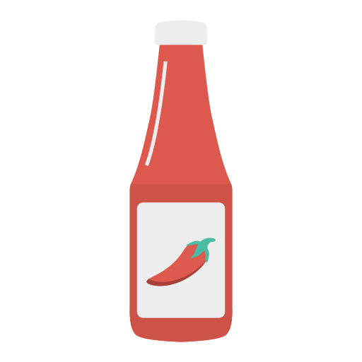 salsa chili Dinosoft Flat icona