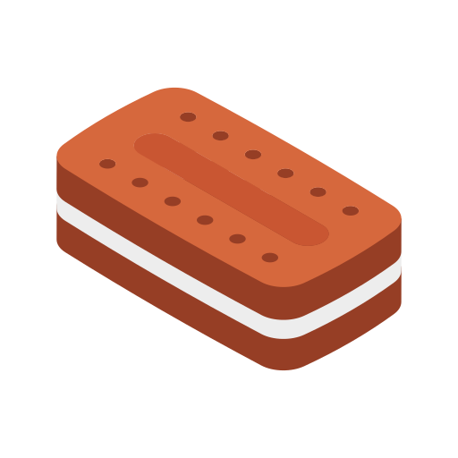 biscuit Dinosoft Flat icoon