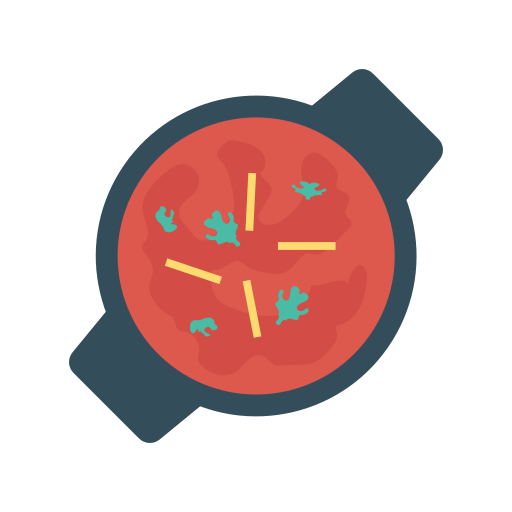 paella Dinosoft Flat ikona