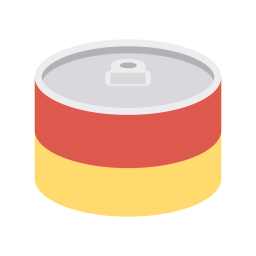 Canned food Dinosoft Flat icon