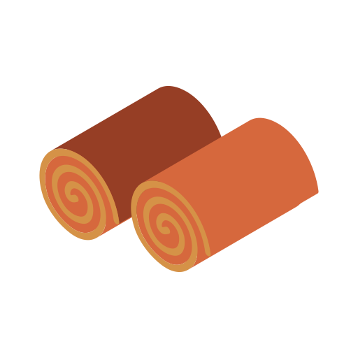 Cinnamon roll Dinosoft Flat icon