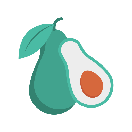 Avocado Dinosoft Flat icon