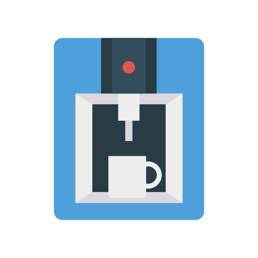 kaffeemaschine Dinosoft Flat icon