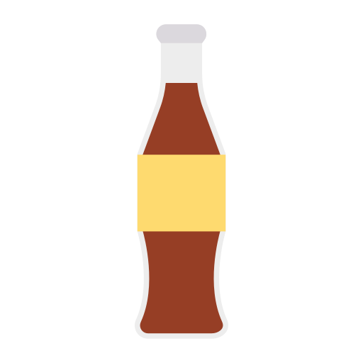Bebida sin alcohol Dinosoft Flat icono