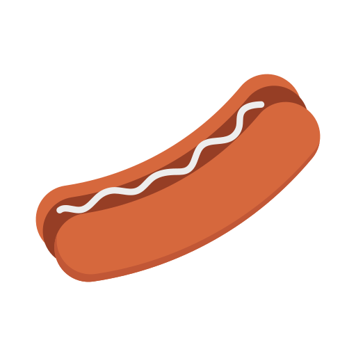 hot dog Dinosoft Flat icona