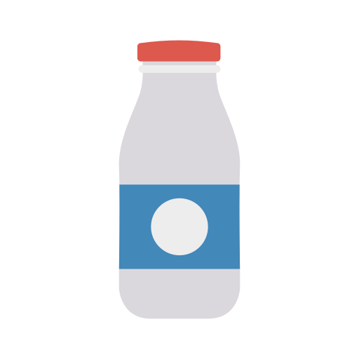 牛乳 Dinosoft Flat icon