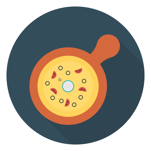 ピザ Dinosoft Circular icon