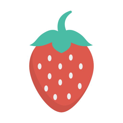 fraise Dinosoft Flat Icône