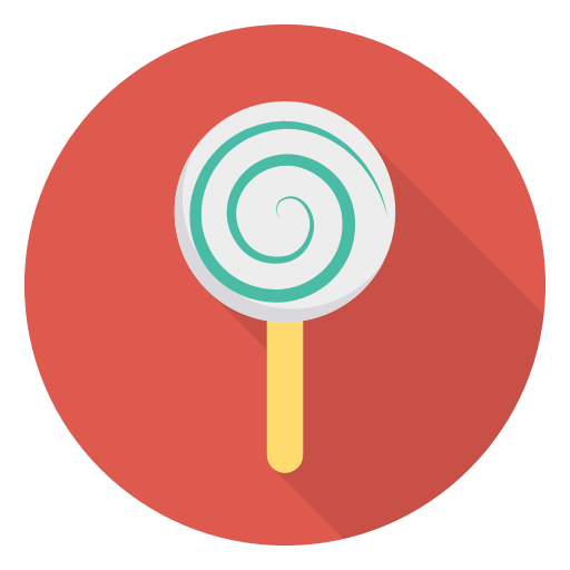 Lollipop Dinosoft Circular icon