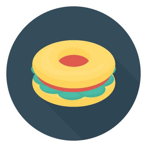 샌드위치 Dinosoft Circular icon