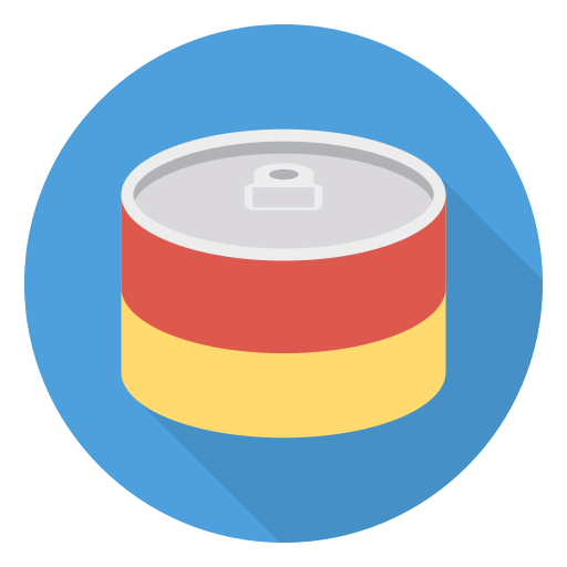 Canned food Dinosoft Circular icon