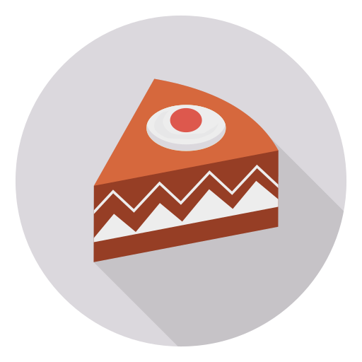 pezzo di torta Dinosoft Circular icona