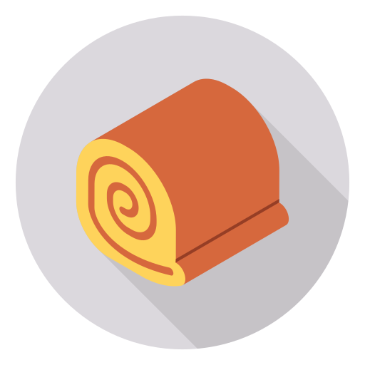 Cinnamon roll Dinosoft Circular icon