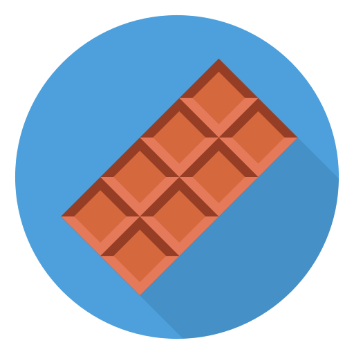 Chocolate Dinosoft Circular icon