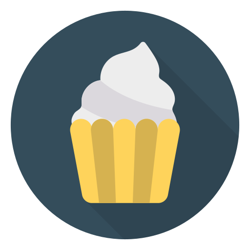 Cupcake Dinosoft Circular icon