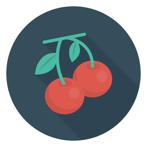Cherries Dinosoft Circular icon
