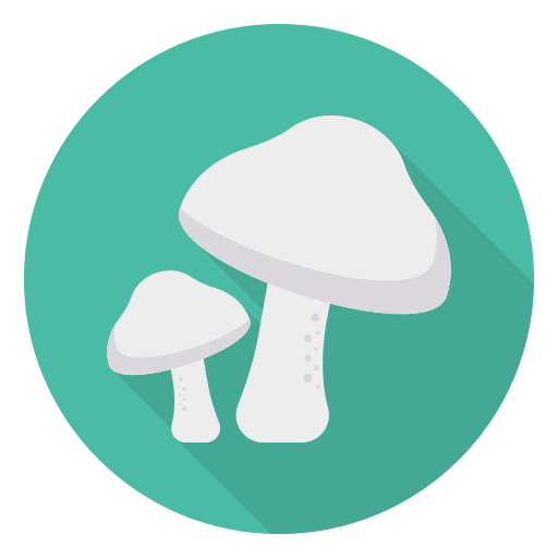 Mushrooms Dinosoft Circular icon