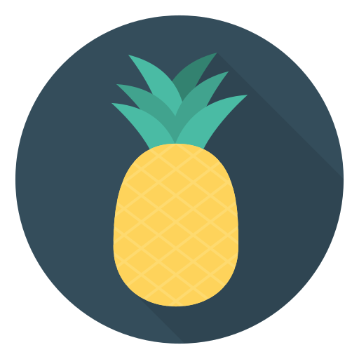 Pineapple Dinosoft Circular icon