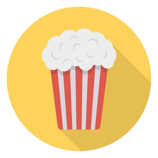 popcorn Dinosoft Circular icoon