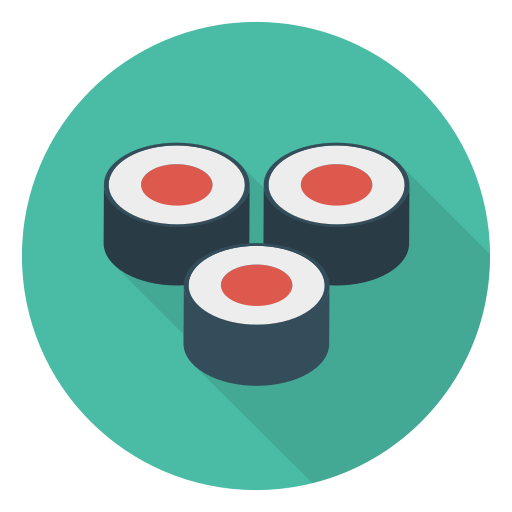 sushi Dinosoft Circular icon