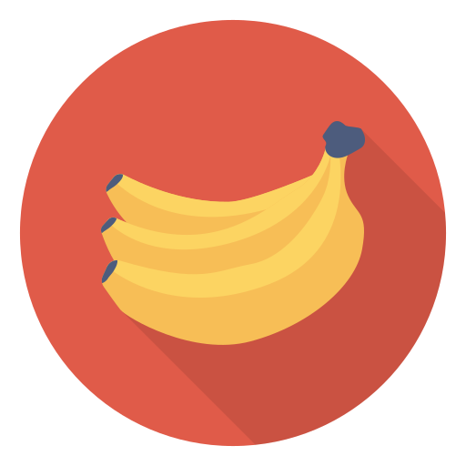 바나나 Dinosoft Circular icon
