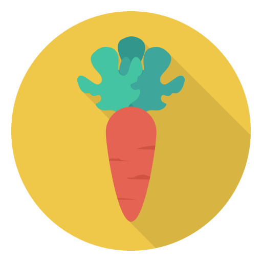 Zanahoria Dinosoft Circular icono