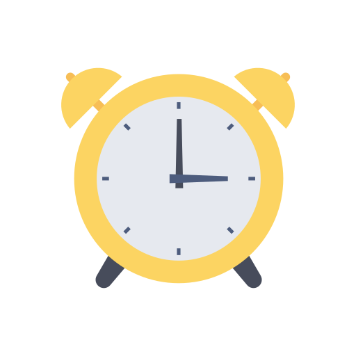 Alarm clock Dinosoft Flat icon