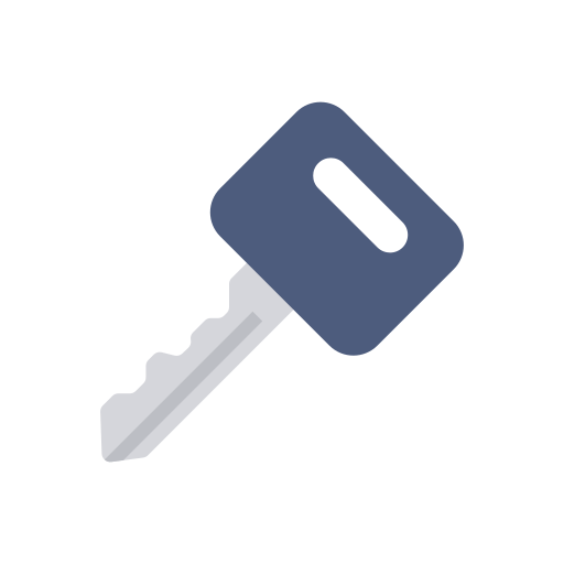 kluczyk samochodowy Dinosoft Flat ikona