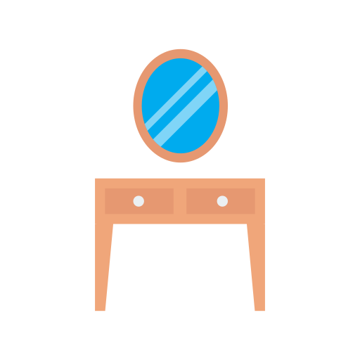 Dressing table Dinosoft Flat icon