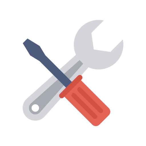 Repair tools Dinosoft Flat icon