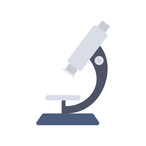 mikroskop Dinosoft Flat ikona