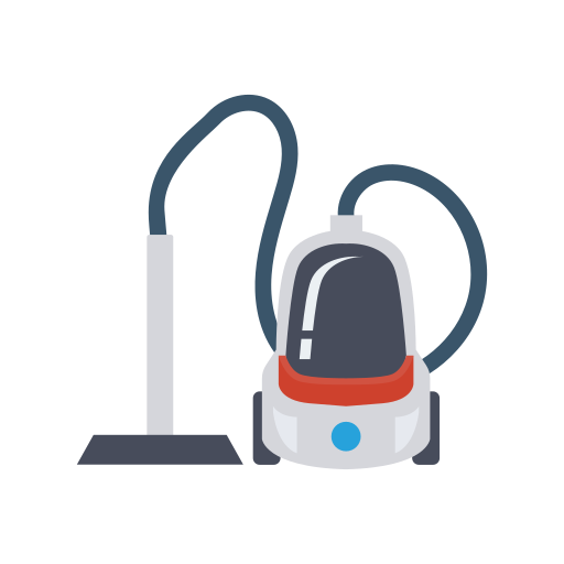 Vacuum cleaner Dinosoft Flat icon