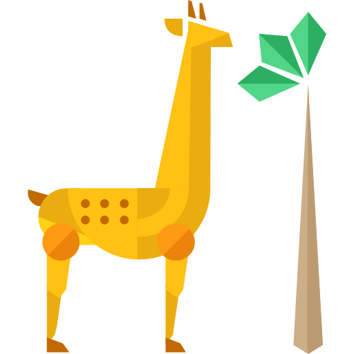 giraffe Roundicons Flat icon