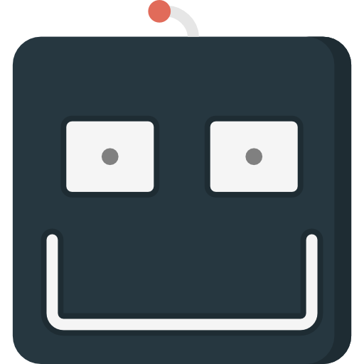 robot Pixel Perfect Flat icona