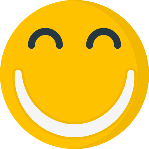 sonrisa Pixel Perfect Flat icono