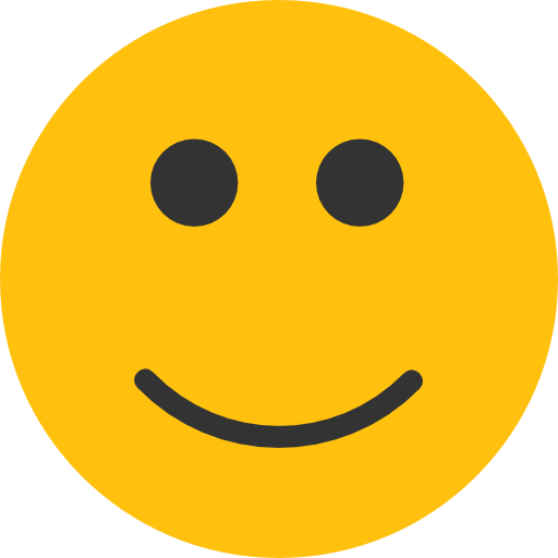 Smiling Roundicons Circle flat icon