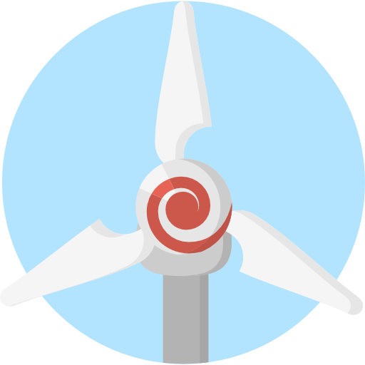 Wind mill Pixel Perfect Flat icon