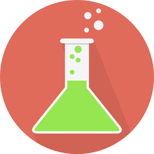 química Pixel Perfect Flat icono