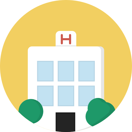 krankenhaus Pixel Perfect Flat icon