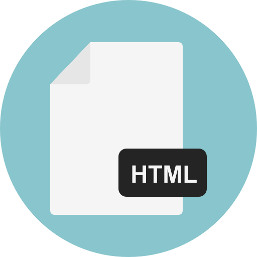 html Pixel Perfect Flat icono