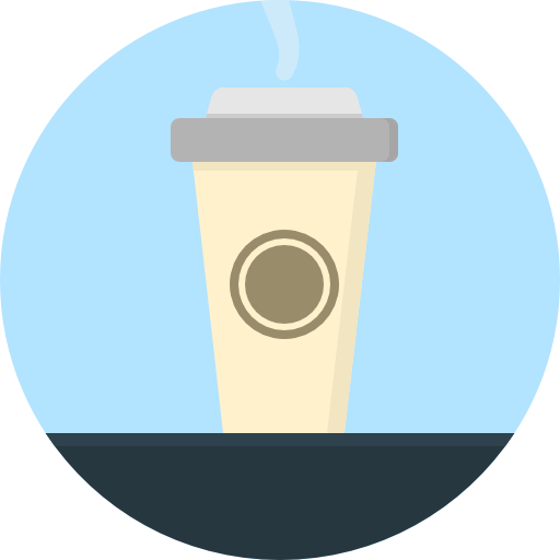 café Pixel Perfect Flat icono